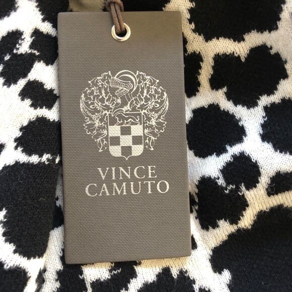 Vince Camuto Cardigan Open Front Animal Print, Med - Picture 6 of 8